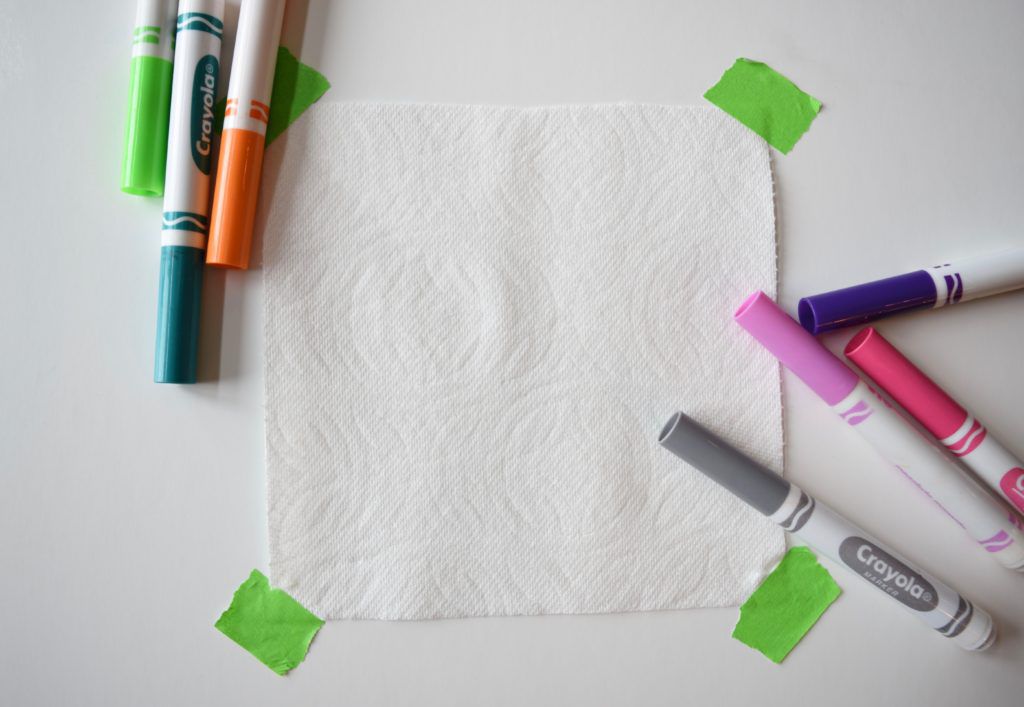 paper towel butterfly