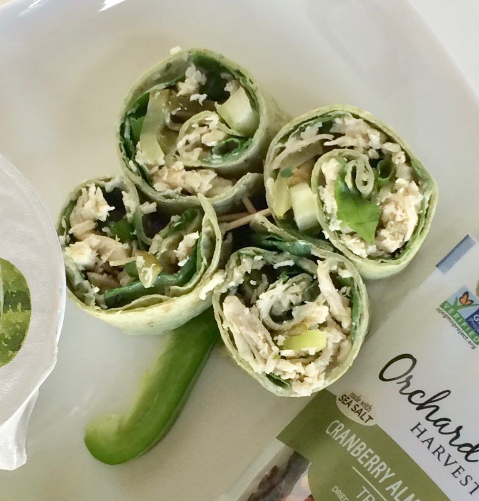 green shamrock wrap recipe st patricks day lunch