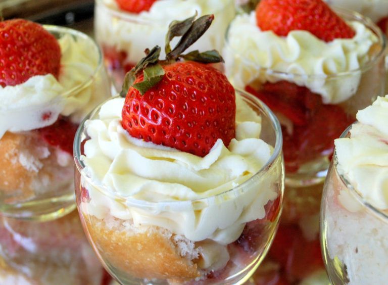 Mother's Day Surprise Strawberry Shortcake Cups