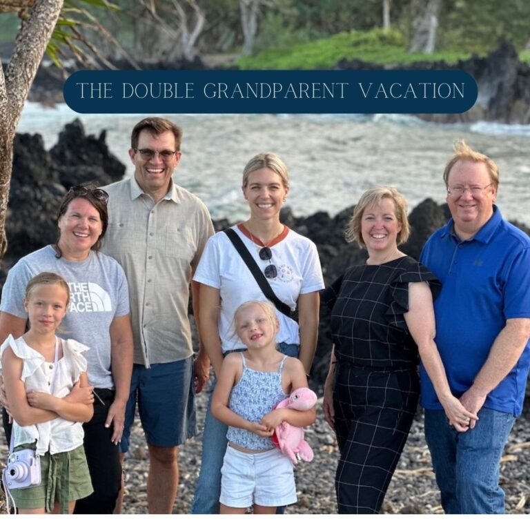 vacation with two sets of grandparents