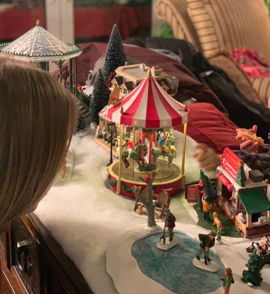 miniature christmas village