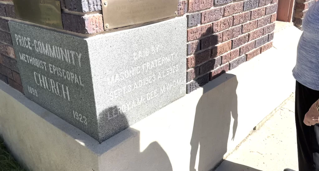 cornerstone, Methodist Episcopal church